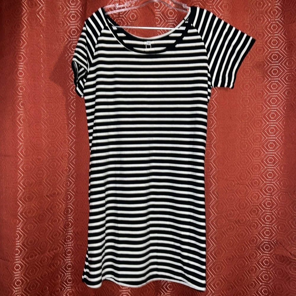 Alaster Queen Striped Dress M NWT